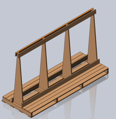 Large A-Frame Pallet