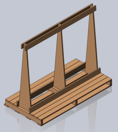 Small A-Frame Pallet